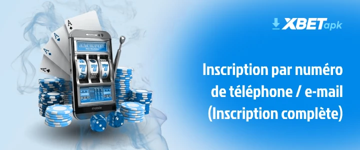 inscription par numéro de téléphone