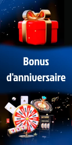 bonus anniversaire