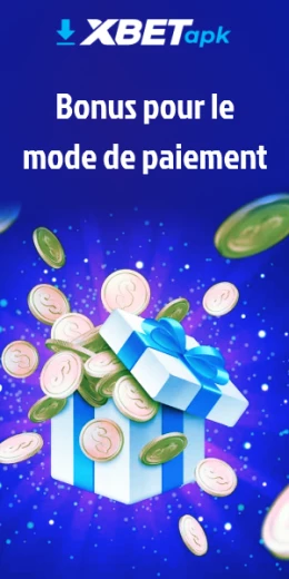 bonus pour le mode de paiement